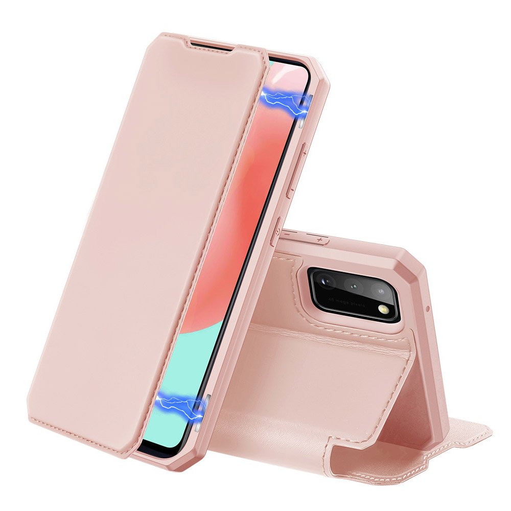 Peňaženkové puzdro Dux Ducis Skin X ružové – Samsung Galaxy A41 | Kryty na mobil Kryty na mobil | Peňaženkové puzdro Dux Ducis Skin X ružové – Samsung Galaxy A41 | Kryty na mobil
