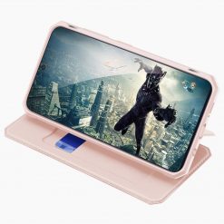 Peňaženkové puzdro Dux Ducis Skin X ružové – Samsung Galaxy A41 | Kryty na mobil Kryty na mobil | Peňaženkové puzdro Dux Ducis Skin X ružové – Samsung Galaxy A41 | Kryty na mobil