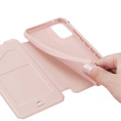 Peňaženkové puzdro Dux Ducis Skin X ružové – Samsung Galaxy A41 | Kryty na mobil Kryty na mobil | Peňaženkové puzdro Dux Ducis Skin X ružové – Samsung Galaxy A41 | Kryty na mobil