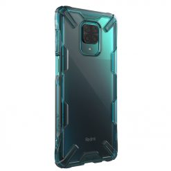 Kryty na mobil | Odolný kryt Ringke Fusion X zelený – Xiaomi Redmi Note 9S / Redmi Note 9 Pro | Kryty na mobil