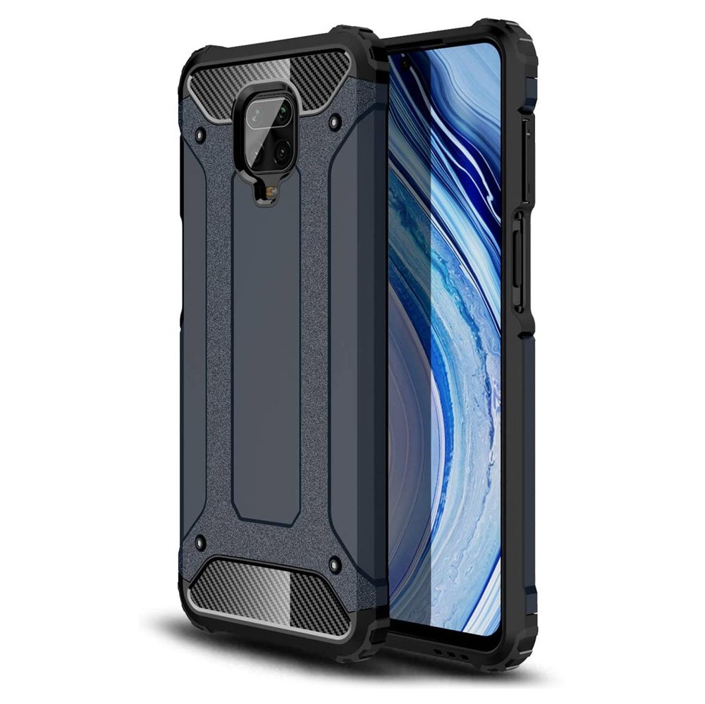 Odolný kryt Hybrid Armor modrý – Xiaomi Redmi Note 9S / Redmi Note 9 Pro | Kryty na mobil Kryty na mobil | Odolný kryt Hybrid Armor modrý – Xiaomi Redmi Note 9S / Redmi Note 9 Pro | Kryty na mobil