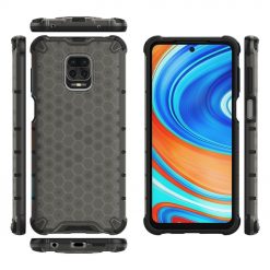Kryty na mobil | Odolný kryt Honeycomb Armor čierny – Xiaomi Redmi Note 9S / Redmi Note 9 Pro | Kryty na mobil