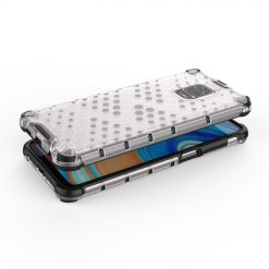 Kryty na mobil | Odolný kryt Honeycomb Armor transparentný – Xiaomi Redmi Note 9S / Redmi Note 9 Pro | Kryty na mobil