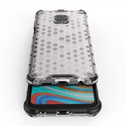 Kryty na mobil | Odolný kryt Honeycomb Armor transparentný – Xiaomi Redmi Note 9S / Redmi Note 9 Pro | Kryty na mobil