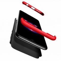 Kryty na mobil | Ochranný kryt 360 Protection čierno-červený – Xiaomi Redmi Note 9S / Redmi Note 9 Pro | Kryty na mobil