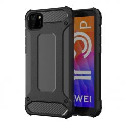 Kryty na mobil | Odolný kryt Hybrid Armor čierny – Hyawei Y5p | Kryty na mobil