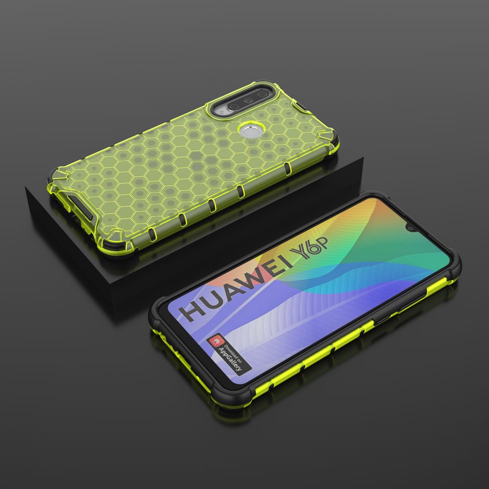 Odolný kryt Honeycomb Armor zelený – Huawei Y6p | Kryty na mobil Kryty na mobil | Odolný kryt Honeycomb Armor zelený – Huawei Y6p | Kryty na mobil