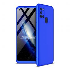 Kryty na mobil | Obojstranné puzdro 360 Full body protection modré – Samsung Galaxy A21s | Kryty na mobil