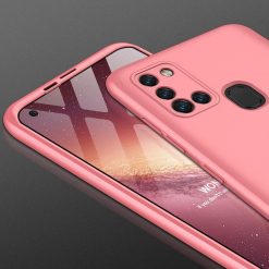 Kryty na mobil | Obojstranné puzdro 360 Full body protection ružové – Samsung Galaxy A21s | Kryty na mobil