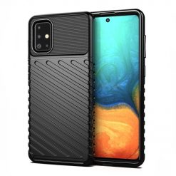 Kryty na mobil | Odolný kryt Thunder Armor čierny – Samsung Galaxy A21s | Kryty na mobil