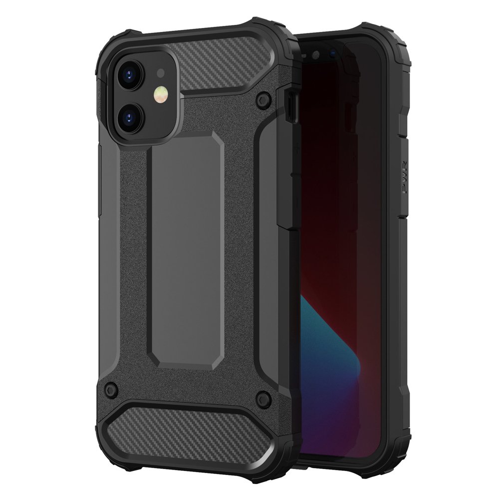 Odolný kryt Hybrid Armor čierny – Apple iPhone 12 Mini | Kryty na mobil Kryty na mobil | Odolný kryt Hybrid Armor čierny – Apple iPhone 12 Mini | Kryty na mobil