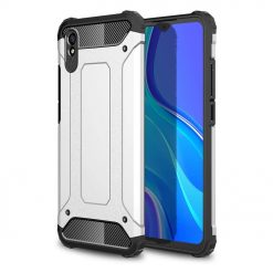 Kryty na mobil | Odolný kryt Hybrid Armor strieborný – Xiaomi Redmi 9A / 9AT | Kryty na mobil