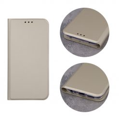 Knižkové puzdro Smart Skin zlaté – Xiaomi Redmi Note 9 | Kryty na mobil Kryty na mobil | Knižkové puzdro Smart Skin zlaté – Xiaomi Redmi Note 9 | Kryty na mobil
