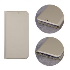 Knižkové puzdro Smart Skin zlaté – Samsung Galaxy A41 | Kryty na mobil Kryty na mobil | Knižkové puzdro Smart Skin zlaté – Samsung Galaxy A41 | Kryty na mobil