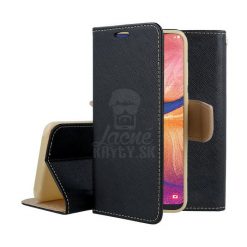 Kryty na mobil | Peňaženkové puzdro Fancy Book čierno-zlaté – Samsung Galaxy A41 | Kryty na mobil