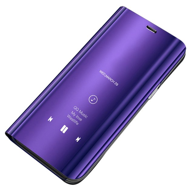 Priehľadný kryt Clear View Case fialový – Xiaomi Redmi 9 | Kryty na mobil Kryty na mobil | Priehľadný kryt Clear View Case fialový – Xiaomi Redmi 9 | Kryty na mobil
