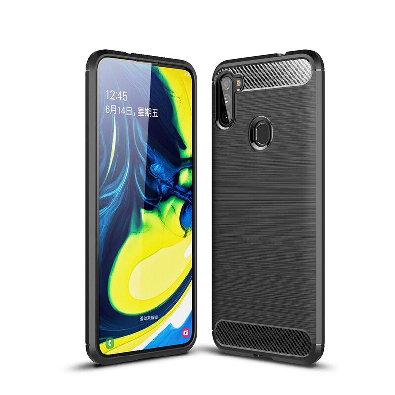 Zadný kryt Carbon čierny – Samsung Galaxy M11 | Kryty na mobil Kryty na mobil | Zadný kryt Carbon čierny – Samsung Galaxy M11 | Kryty na mobil