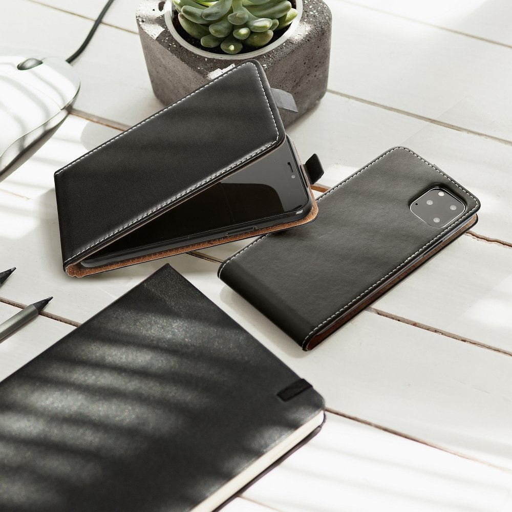 Vyklápacie flipové puzdro Flip Flexi čierne – iPhone 12 / iPhone 12 Pro | Kryty na mobil Kryty na mobil | Vyklápacie flipové puzdro Flip Flexi čierne – iPhone 12 / iPhone 12 Pro | Kryty na mobil