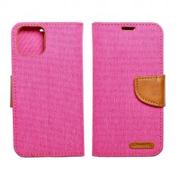Kryty na mobil | Peňaženkové puzdro Canvas Book ružové – Apple iPhone 12 Mini | Kryty na mobil
