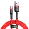 Kryty na mobil | Dátový kábel Baseus Cafule Cable USB / USB-C QC3.0 3A 1m čierny | Kryty na mobil