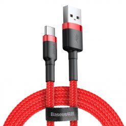 Kryty na mobil | Dátový Kábel Baseus Cafule Cable Usb / Usb-C Qc3.0 3A 1M Červený | Kryty na mobil