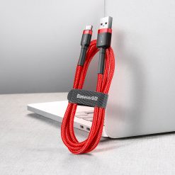 Kryty na mobil | Dátový Kábel Baseus Cafule Cable Usb / Usb-C Qc3.0 3A 1M Červený | Kryty na mobil
