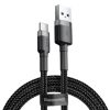 Dátový kábel Baseus Cafule Cable USB / USB-C QC3.0 3A 1m čierno-červený | Kryty na mobil Kryty na mobil | Dátový kábel Baseus Cafule Cable USB / USB-C QC3.0 3A 1m čierno-červený | Kryty na mobil
