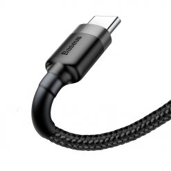 Kryty na mobil | Dátový kábel Baseus Cafule Cable USB / USB-C QC3.0 3A 1m čierny | Kryty na mobil