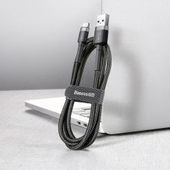 Kryty na mobil | Dátový kábel Baseus Cafule Cable USB / USB-C QC3.0 3A 1m čierny | Kryty na mobil