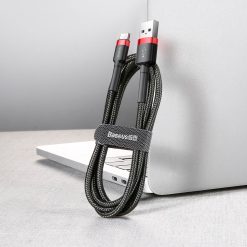 Dátový kábel Baseus Cafule Cable USB / USB-C QC3.0 3A 1m čierno-červený | Kryty na mobil Kryty na mobil | Dátový kábel Baseus Cafule Cable USB / USB-C QC3.0 3A 1m čierno-červený | Kryty na mobil