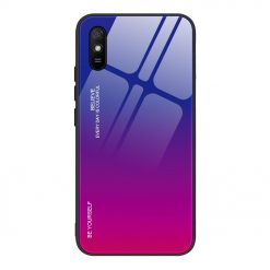 Kryty na mobil | Sklenený kryt Gradient glass modro-fialový – Xiaomi Redmi 9A / Redmi 9AT | Kryty na mobil