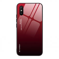 Kryty na mobil | Sklenený kryt Gradient glass červeno-čierny – Xiaomi Redmi 9A / Redmi 9AT | Kryty na mobil