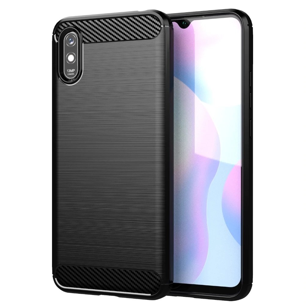 Zadný kryt Carbon čierny – Xiaomi Redmi 9A / Redmi 9AT | Kryty na mobil Kryty na mobil | Zadný kryt Carbon čierny – Xiaomi Redmi 9A / Redmi 9AT | Kryty na mobil