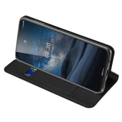 Kryty na mobil | Peňaženkové puzdro Dux Ducis Skin Pro čierne – Nokia 8.3 | Kryty na mobil