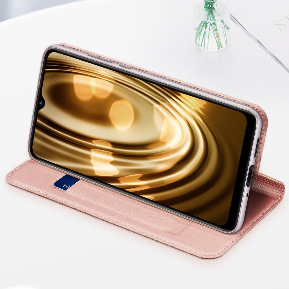 Peňaženkové puzdro Dux Ducis Skin Pro ružové – Xiaomi Redmi 9C | Kryty na mobil Kryty na mobil | Peňaženkové puzdro Dux Ducis Skin Pro ružové – Xiaomi Redmi 9C | Kryty na mobil