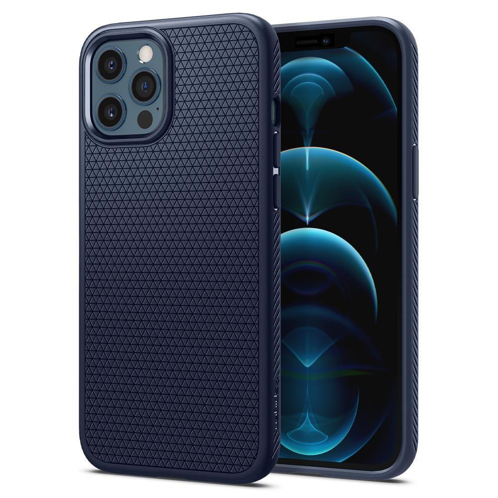 Zadný kryt Spigen Liquid Air modrý – Apple iPhone 12 / iPhone 12 Pro | Kryty na mobil Kryty na mobil | Zadný kryt Spigen Liquid Air modrý – Apple iPhone 12 / iPhone 12 Pro | Kryty na mobil