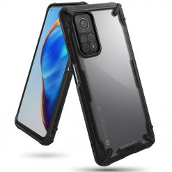 Kryty na mobil | Odolný kryt Ringke Fusion X transparentno-čierny – Xiaomi Mi 10T / Xiaomi Mi 10T Pro | Kryty na mobil