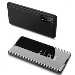 Kryty na mobil | Priehľadný kryt Clear View Case čierny – Xiaomi Mi 10T / Mi 10T Pro | Kryty na mobil