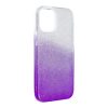 Kryty na mobil | Ligotavý Kryt Forcell Shining transparentno-modrý – Apple iPhone 12 Mini | Kryty na mobil