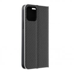 Knižkové puzdro Luna Carbon čierne – Apple iPhone 12 / iPhone 12 Pro | Kryty na mobil Kryty na mobil | Knižkové puzdro Luna Carbon čierne – Apple iPhone 12 / iPhone 12 Pro | Kryty na mobil