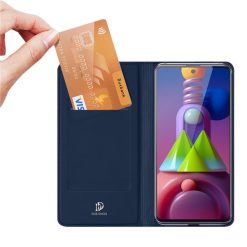 Kryty na mobil | Peňaženkové puzdro Dux Ducis Skin Pro modré – Samsung Galaxy M51 | Kryty na mobil