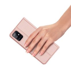 Peňaženkové puzdro Dux Ducis Skin Pro ružové – Samsung Galaxy M51 | Kryty na mobil Kryty na mobil | Peňaženkové puzdro Dux Ducis Skin Pro ružové – Samsung Galaxy M51 | Kryty na mobil