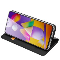 Kryty na mobil | Peňaženkové puzdro Dux Ducis Skin Pro čierne – Samsung Galaxy M31s | Kryty na mobil