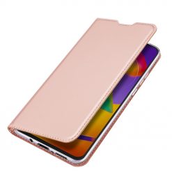 Kryty na mobil | Peňaženkové puzdro Dux Ducis Skin Pro ružové – Samsung Galaxy M31s | Kryty na mobil