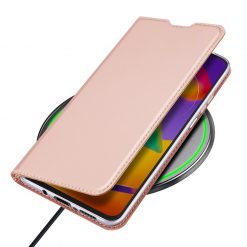 Kryty na mobil | Peňaženkové puzdro Dux Ducis Skin Pro ružové – Samsung Galaxy M31s | Kryty na mobil