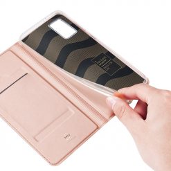 Kryty na mobil | Peňaženkové puzdro Dux Ducis Skin Pro ružové – Samsung Galaxy M31s | Kryty na mobil
