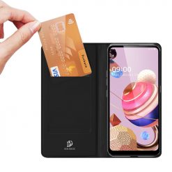 Peňaženkové puzdro Dux Ducis Skin Pro čierne – LG K41S / LG K51S | Kryty na mobil Kryty na mobil | Peňaženkové puzdro Dux Ducis Skin Pro čierne – LG K41S / LG K51S | Kryty na mobil
