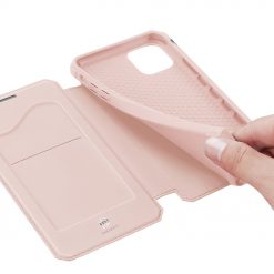 Peňaženkové puzdro Dux Ducis Skin X ružové – Apple iPhone 12 Mini | Kryty na mobil Kryty na mobil | Peňaženkové puzdro Dux Ducis Skin X ružové – Apple iPhone 12 Mini | Kryty na mobil