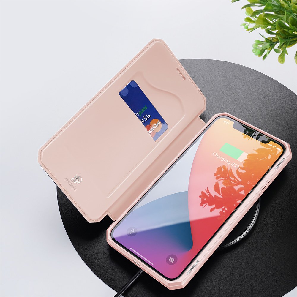 Peňaženkové puzdro Dux Ducis Skin X ružové – Apple iPhone 12 Mini | Kryty na mobil Kryty na mobil | Peňaženkové puzdro Dux Ducis Skin X ružové – Apple iPhone 12 Mini | Kryty na mobil