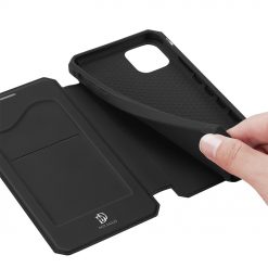 Kryty na mobil | Peňaženkové puzdro Dux Ducis Skin X čierne – Apple iPhone 12 Pro Max | Kryty na mobil